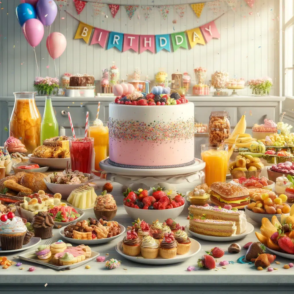 Comidas Bebidas Cumpleaños