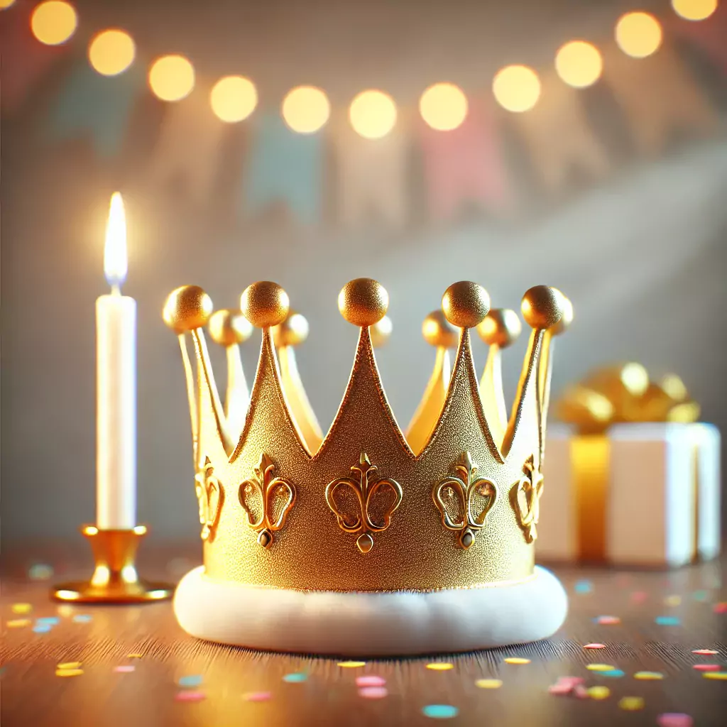 corona para cumpleaños