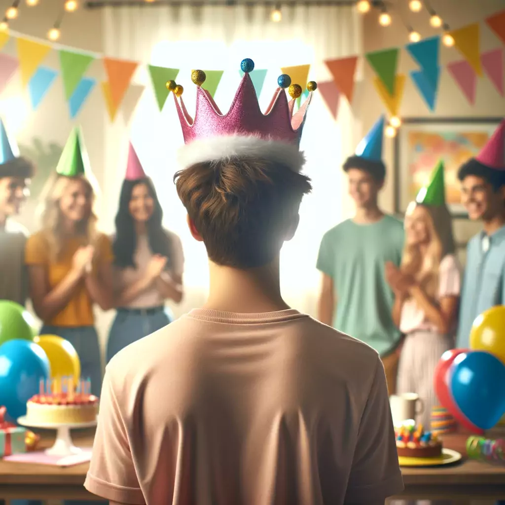 corona para cumpleaños